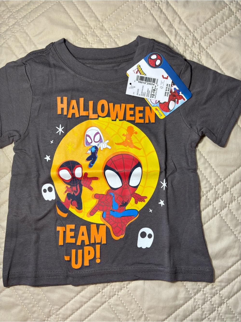 Spidey 12-18M Halloween Team-Up Graphic Tee